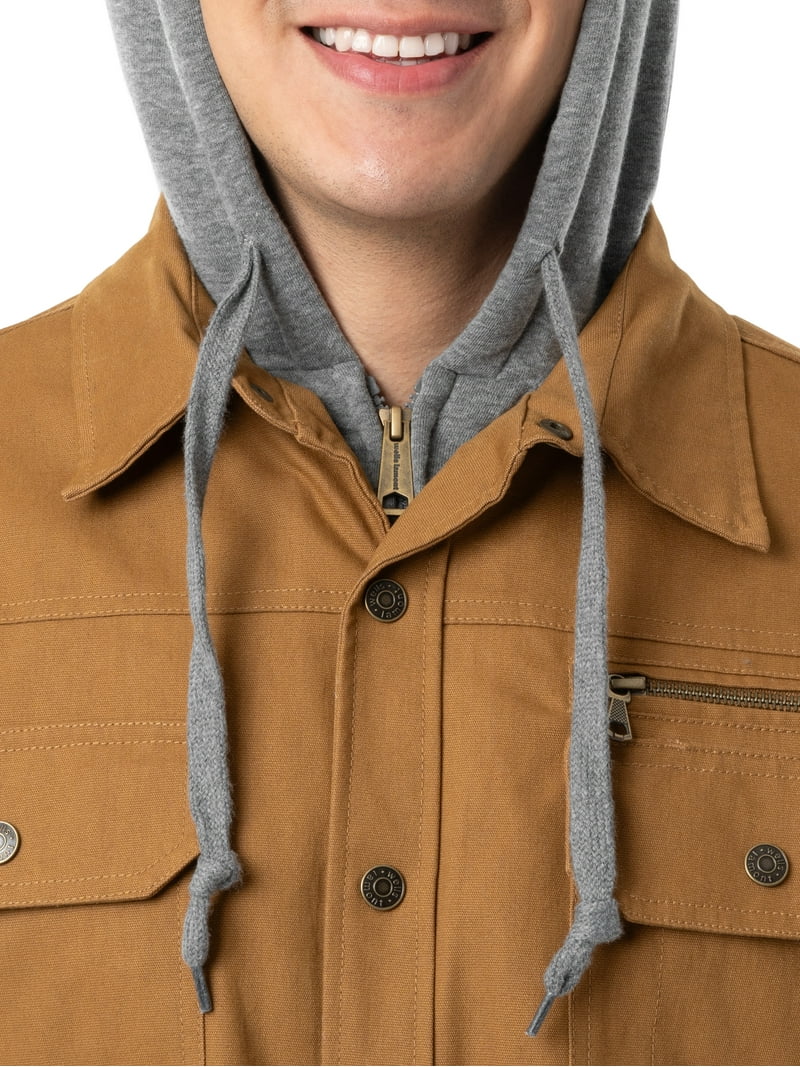 Wells Lamont Quilted Flex Canvas Thermal Sherpa Lined Shirt Jacket