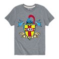 thumbnail image 2 of Pete The Cat - Brave Shield - Toddler Short Sleeve Graphic T-Shirt, 2 of 6