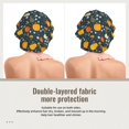 thumbnail image 2 of Yiaed Pumpkin Print Satin Bonnet Silk Bonnet Hair Bonnet for Sleeping Hair Bonnets, 2 of 6