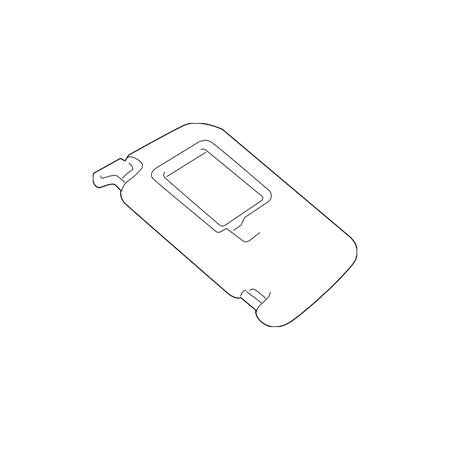 Genuine OE Kia Sun-Visor - 85210-G5830HGC