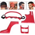 thumbnail image 3 of 4 Pcs Beard Shaping Tool Set, Grooming Kit for Men, Hairline Styling Comb, Neck Hair Trimming, Template Set, 3 of 8