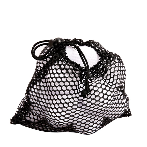 WRISTBIQUE 3Pcs Outdoor Activities Drawstring Net Bag for Golf and Tennis Ball Storage 11.8 x 11.4in