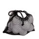 thumbnail image 1 of LOLIPPYY 3Ud Bolsa De Malla Negro Para Guardar Pelotas Fácil Acceso Con De Cordón, 1 of 8