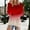 Red, variant on VISALY Pullover Crewneck Sweaters Oversized Sweaters Loose Fluffy Fuzzy Pullover Long Sleeve Jumper Sweaters Long Sweatshirts Tunic Tops with Pockets Fashion Sweatshirts Casual Tops Basic Tops Black L