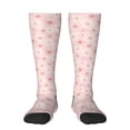 thumbnail image 2 of Lsque Chrysanthemum Printed Crew Socks Men's Women's LightWeight Thin Casual Calf Socks ,Knee High Socks,Cotton Socks, 2 of 9