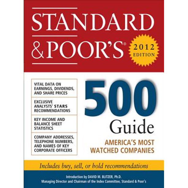 Standard and Poor's 500 Guide, 2012 Edition eBook
