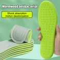 thumbnail image 3 of 2 Pairs Sports Insoles Deodorant Breathable Shoe Inserts Plantar Fasciitis Orthopedic Cushioning Insoles for Men Women Travel Work, 3 of 8