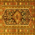 thumbnail image 1 of Ahgly Company Machine Washable Indoor Square Persian Yellow Traditional Area Rugs, 7' Square, 1 of 4