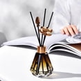 thumbnail image 4 of 2Pcs 60ml/2oz Reed Diffuser Bottles Empty Refillable Glass Diffuser Jars Aromatherapy Container Fragrance Accessories Use for DIY Replacement Reed Diffuser Sticks Home Bathroom Decor, 4 of 6