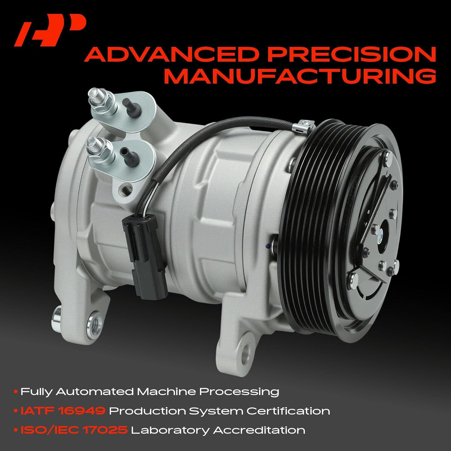 A-Premium AC Compressor with Clutch Compatible with Dodge 1500 2500 3500 2003-2008 Ram 4000 2005-2008