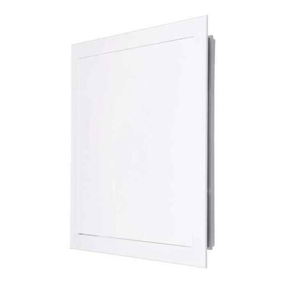Uxcell Drywall Access Panel 13x13 Inch, Aluminum Frame Wall Hole Cover Plumbing Access Doors with Click Open/Close Mechanism for Wall Ceiling, White