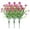 Hot Pink, variant on 3PC Flower Latex Real Bridal Wedding Bouquet Home Decoration Silk Flower Outdoors Front Hanging Planter Decoration Hanging Flowers for Outdoors Winter Floral Wedding Decorations