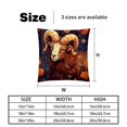 thumbnail image 5 of Aries Constellation Luxurious Velvet Pillow Inserts Set of 2 - 16x16, 18x18, 20x20 Inches - Unique Patterns for Pillows Covers, Bed Pillow, Throw Pillows - Great for All Occasions, 5 of 6