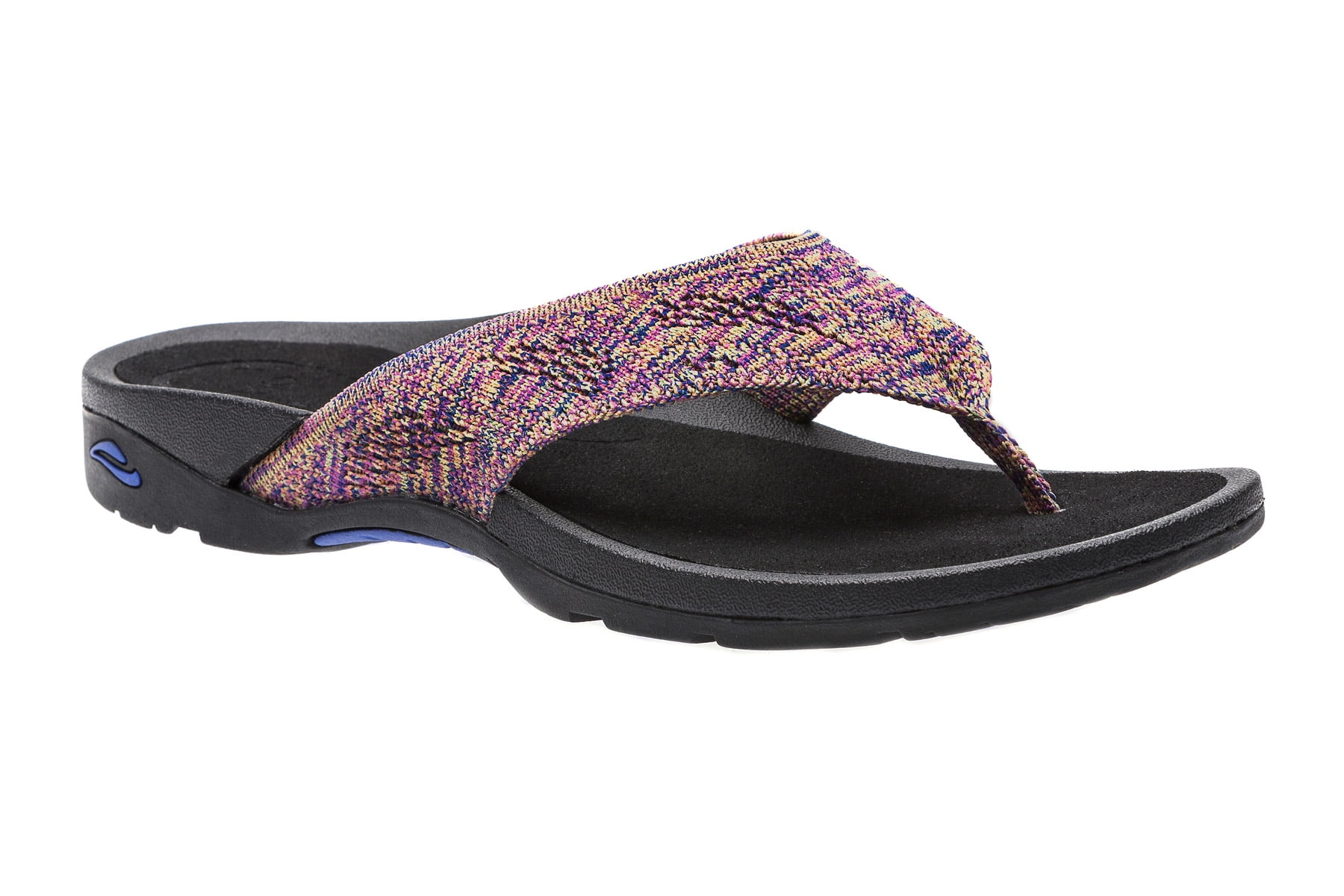 ABEO Women's Affinity Metatarsal Flip Flop Sandals in Purple