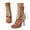 a-Khaki, variant on Women's High Heel Strapy Gladiators Sandals Open Toe Leather Ankle Boots 2026 Summer Party Dressy Pumps for Ladies Vacation Brown 6