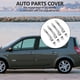 thumbnail image 3 of for Renault Scenic 2 Ii 2003 2004 2005 2006 2007 2008 2009 Chrome Door Handle Catch Cover Trim Cap A, 3 of 5