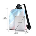 thumbnail image 3 of FORMRS Women's Travel Backpack Purse Anti-Theft Hidden Pockets Casual Shoulder Bag, Blue Gradient, 3 of 7