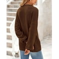 thumbnail image 2 of PRETTYGARDEN Women's Winter Sweaters Casual Crew Neck Long Sleeve Pullover Ribbed Knit Loose Fit Sweater Tops, 2 of 9