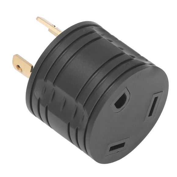 TT To RV Plug Industrial Generator Adapter Converter Plug Brass Contacts US Standard 125V 30A 3 Prong For Electrical Applications