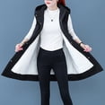 thumbnail image 6 of Women's Hooded Sleeveless Quilted Down Vest Winter Warm Coat Padded Outerwear Jacket With Multiple Pockets, 6 of 8