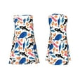 thumbnail image 7 of Daiia Cute Sea Animals Print Women's Dresses 2025 Trendy Short sleeve Dresses Casual Baggy Flowy Maxi Sun Dresses, 7 of 7