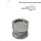 thumbnail image 3 of Distribuidor de Café Ajustable de 53 mm, Antideslizante, con Aguja Negra., 3 of 5