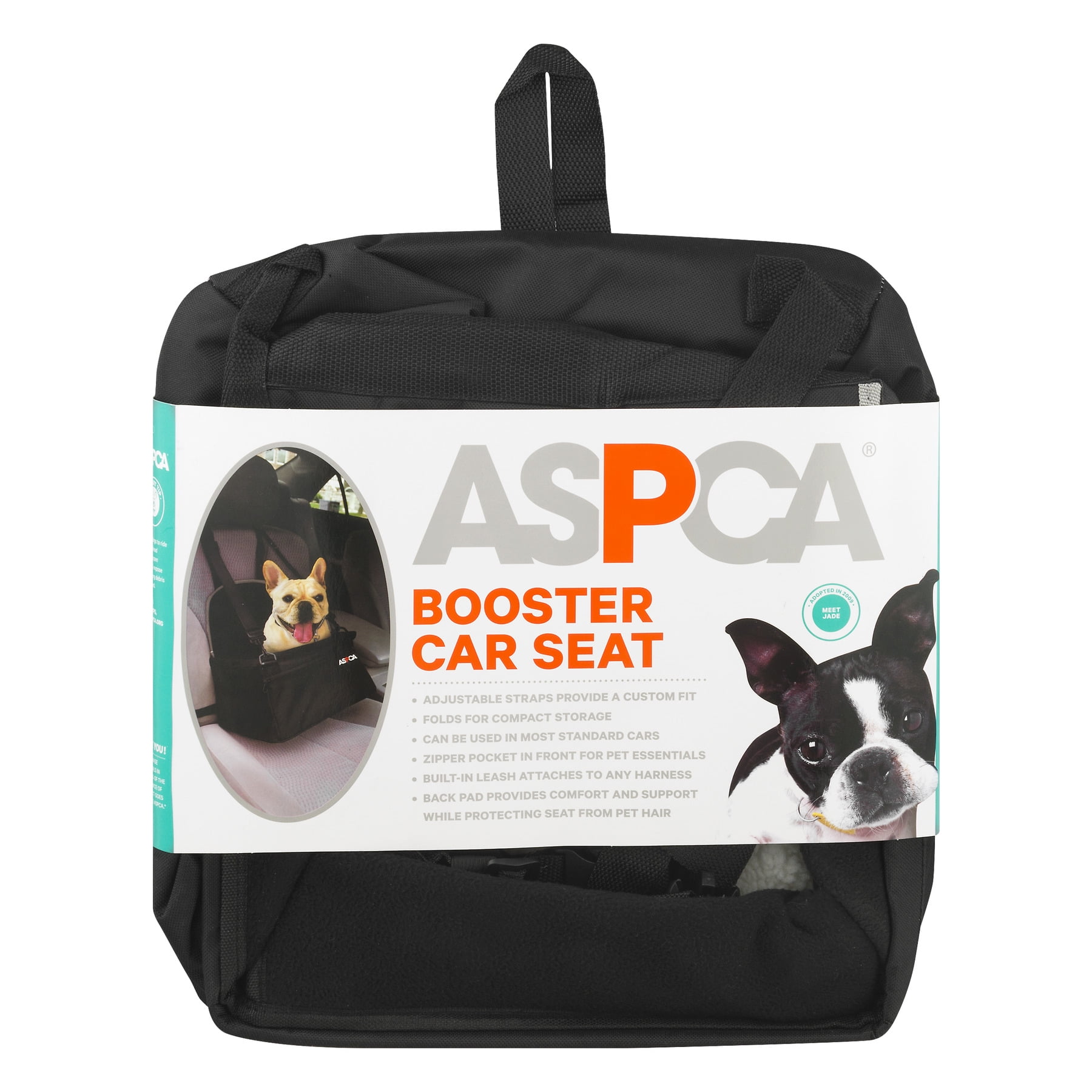 ASPCA Dog Booster Seat, Black