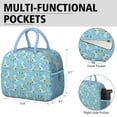 thumbnail image 6 of Womens LightBlue Cartoon Dinosaurs Pattern Lunch Box for Work,Insulated Lunch Bag for Women,Loncheras Para Mujer,Leakproof Adult Lunch Bag for Work,Beach,Travel,Picnic,Camping, 6 of 7