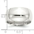 thumbnail image 4 of Sterling Silver 10mm Comfort Fit Size 11.5 Band QCF100A, 4 of 6