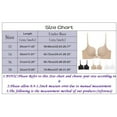 thumbnail image 3 of Women's Deep Push Up Bra Low Waist Bra Metal Wire Pull Strap Multi Directional Convertible Strap Bra Beige 36, 3 of 4