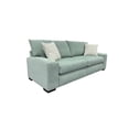 thumbnail image 2 of Porter Designs Clayton Modern Microfiber Upholstered Sofa in Teal, 2 of 5