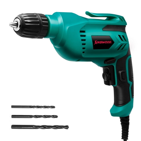 Kinswood Power Drill Driver 3/8" 1 pc for DeWalt SKIL & Makita for Heavy Duty