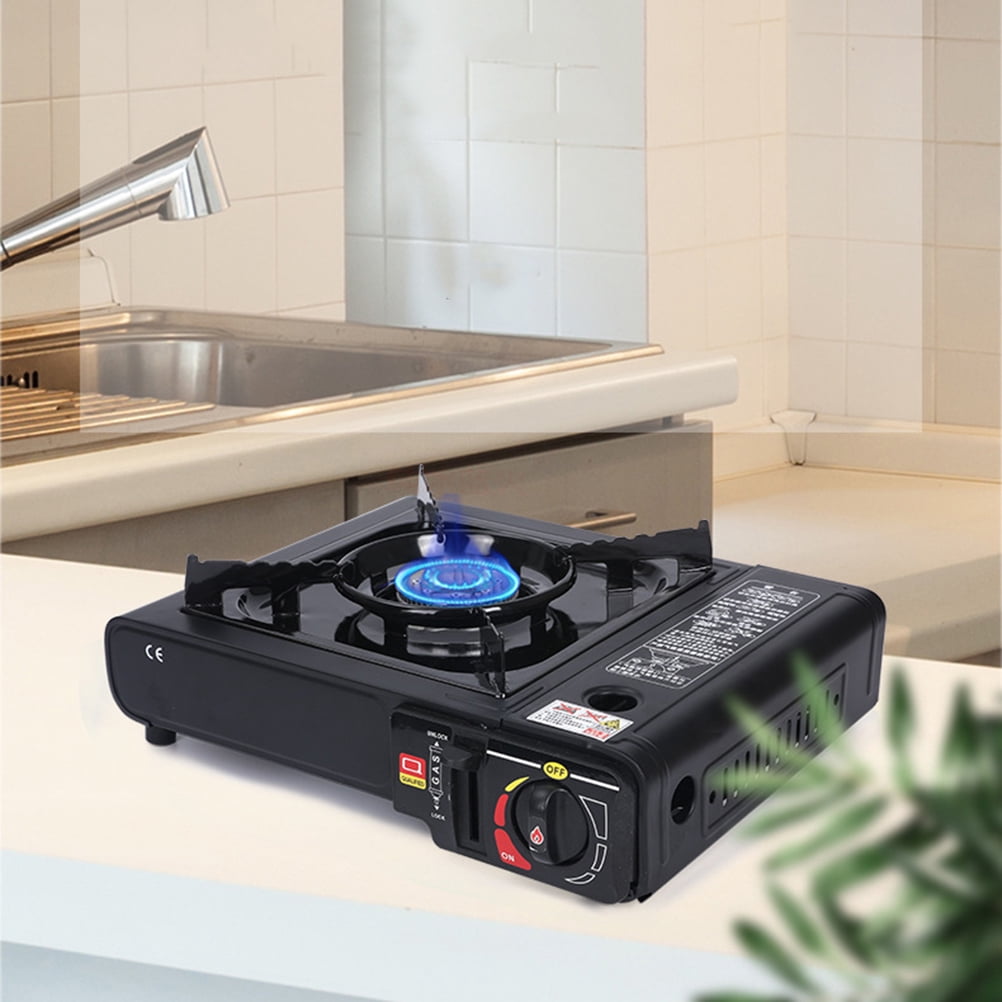 ULTNICE Portable Outdoor Gas Stove for Camping with Stainless Steel Material and Adjustable Flame