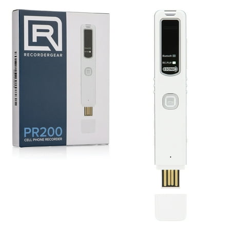RecorderGear PR200 Bluetooth Cell Phone Call Recording Device  iPhone And Android Mobile Conversation Recorder price history on PriceWatchPro