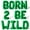 Green, variant on Letter Balloons - BORN 2 BE WILD 16" Inch Alphabet Letters Foil Mylar Balloon 2nd Birthday Party Banner (Rose Gold)