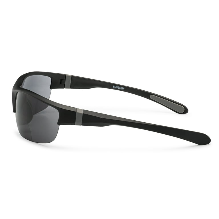 Utrolig Skærpe kronblad grinderPUNCH Bifocal Wrap Around Sunglasses Eye Safety UV Protection Shades  Reading Glasses +1.25 - Walmart.com