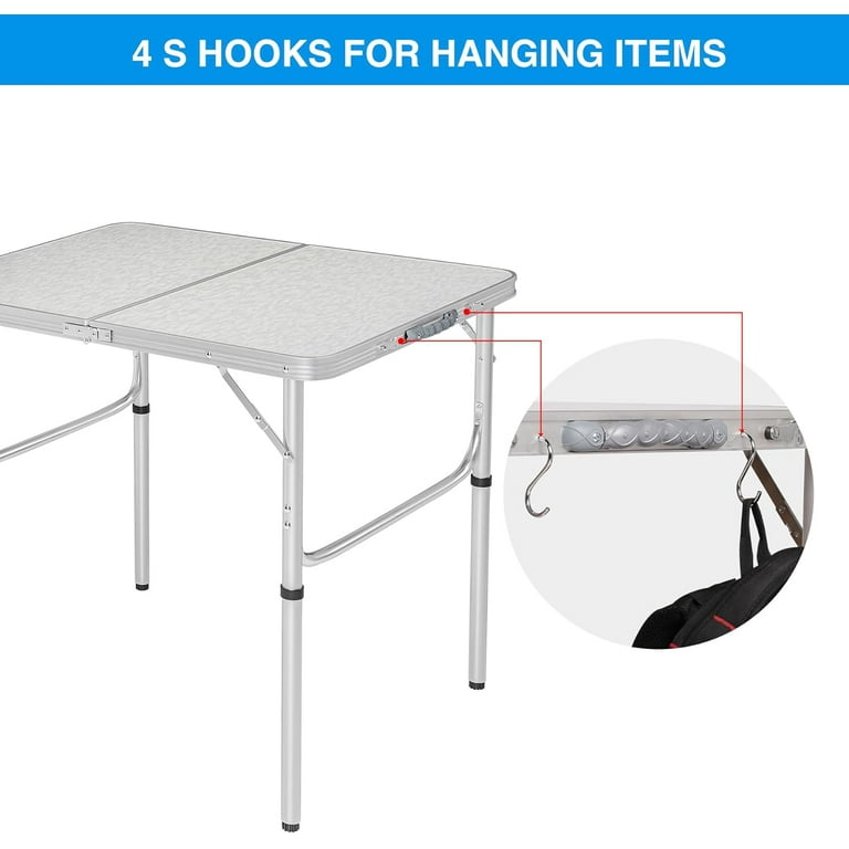 PRE-SALE! HEYTRIP® Folding Camping Table Adjustable Height Picnic