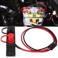 thumbnail image 3 of UTV Car Battery  Post Starter Jumpstart Battery Terminals Relocation Kit Remote Battery Charging Tool Jumper Terminals Work For UTV ATV Car Trucks RV Tractor Mower Diesel Boat Can, 3 of 8