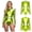 Green, variant on Women Turtleneck Leotard Rave Dance Bodysuit Alien Jumpsuit Mock Neck Halloween Party Hot Pink S