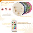 thumbnail image 5 of Yayeee Flameless Candles with Remote Flickering Battery Operated Multi Color Changing, White Vibrant Flowers, 5 of 7