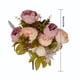 thumbnail image 2 of Ramo de flores de peonía artificial Oficina en casa Decoración floral falsa Fiesta de bodas Ramo de flores de seda, Champán Eigraketly HA7181-01B, 2 of 6