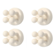 thumbnail image 1 of Paquete de 4 ganchos impermeables multifunción de silicona para cepillos de dientes, 1 of 5