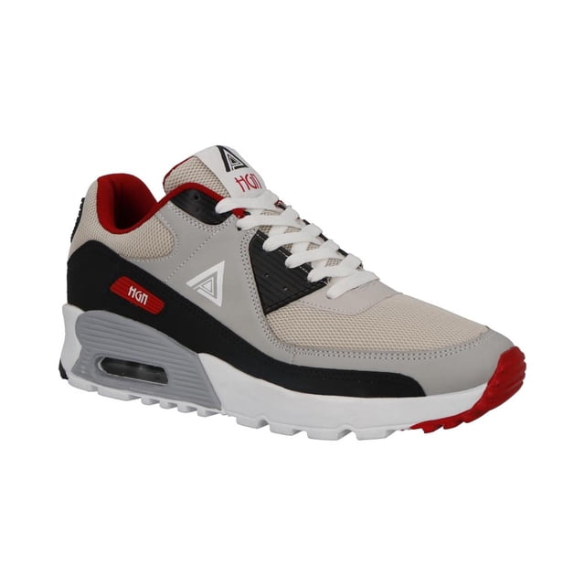 Tenis Hombre Casual HGN Valvula Agujetas Suela Alta Beige 29.5 HGN by MR SHU 9455
