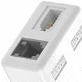thumbnail image 3 of BT Plug to ADSL RJ11 Broadband Internet Microfilter Splitter 4 Pack, BT Male to BT & RJ11 Female for Landline Modem, 3 of 6