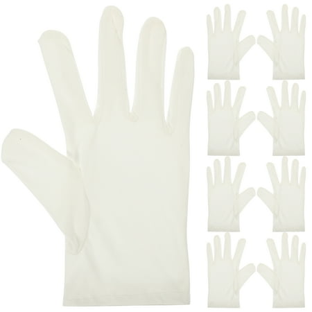 

6 Pairs Microfiber Cloth Gloves Jewelry Inspection Gloves for Jewelry Store