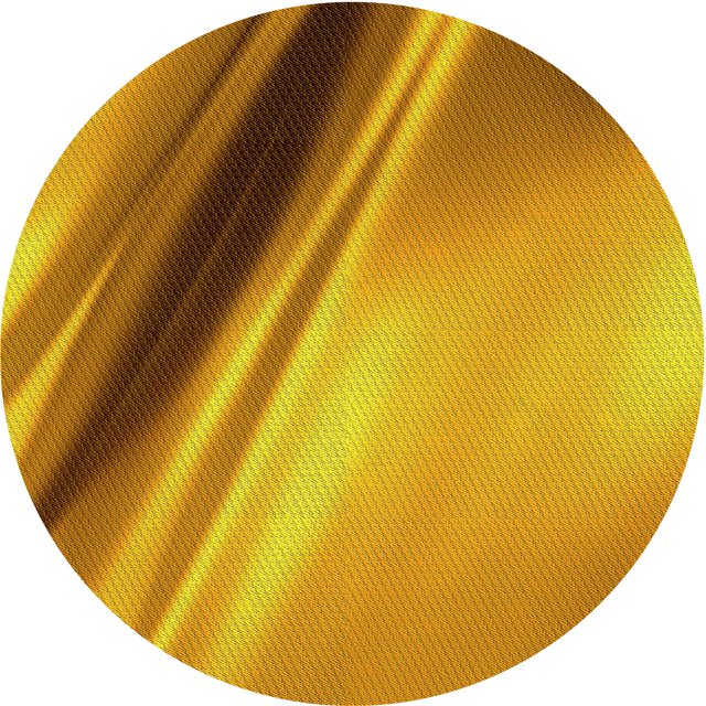 Ahgly Company Tapis Rond Lavable en Machine Intérieur Transitionnel Jaune Profond, 5 Pieds Rond