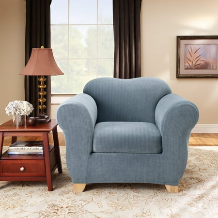 Sure Fit Stretch Pinstripe Chair Slipcover