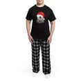 thumbnail image 5 of CafePress - Cute Holiday Penguin Men's Dark Pajamas - Men's Dark Loose Fit Cotton Pajama Set, 5 of 7
