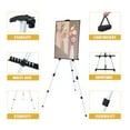 thumbnail image 3 of MXG Portable Display Painting Easel Stand,17-61 Inch Height Adjustable Aluminum Art Easel with Bag for Tabletop & Floor Drawing or Displaying,Silvery, 3 of 9