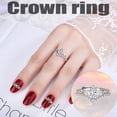 thumbnail image 1 of CHOK Jewelry Ring Copper Color Separation Inlaid Zircon Ring Fashion Trend Ring Jewelry, 1 of 4